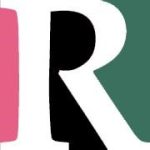 Logo for Ramos and Sons, a capital R with black, pink and green accents